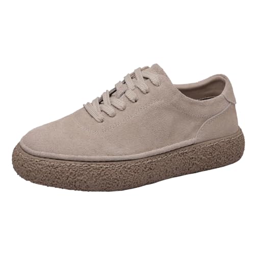 Baskets montantes pour hommes en daim nubuck rétro et semelle souple