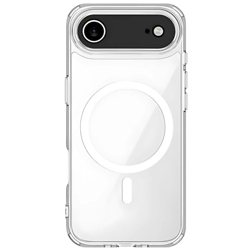 Clear Case compatible with iPhone 16E and 17E Magnetic Wireless Charging Support Transparent