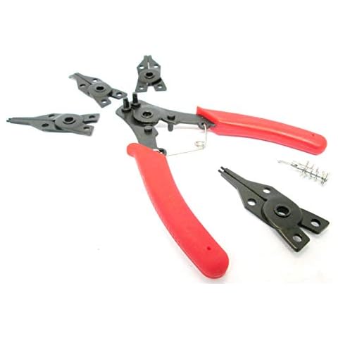 Toolzone 4-in-1 Circlip Plier Set with Convertible Tips Cover