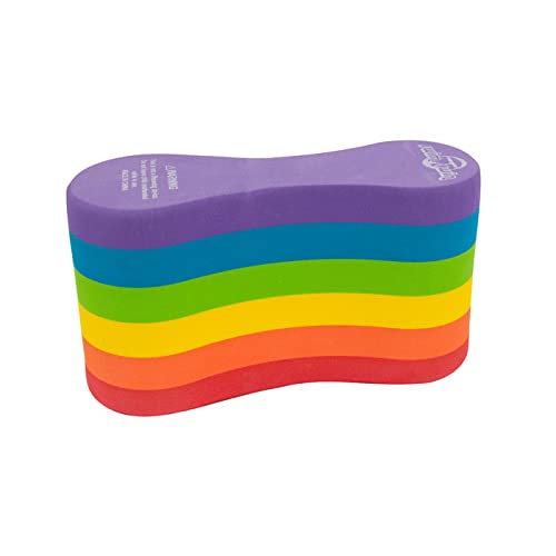 SWIMXWIN Pull Buoys School de Eva Mediana Densidad Talla Única Adulto Apto para la escuela Natación Técnica Piscina (ArcoBALENO) Cover