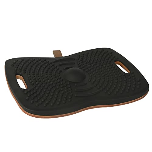Balance Board,mewmewcat Tapete de escrivaninha antifadiga de madeira oscilante com design ergonômico