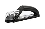 Robert Welch Hand-Held Knife Sharpener. MULTI AWARD WINNING DESIGN - The Ceramic Wheel Sharpens Blades To Exact 15° Angle. 10 Year Guarantee.