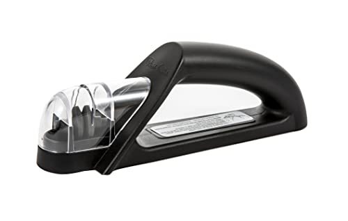 Robert Welch Hand-Held Knife Sharpener. MULTI AWARD WINNING DESIGN - The Ceramic Wheel Sharpens Blades To Exact 15&deg; Angle. 10 Year Guarantee.