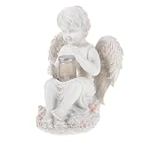 Idée réfléchie : avec son design charmant et sa fonctionnalité pratique, cette lampe ange à solaire constitue un pour amateurs de jardin et , lampes d'extérieur ange, lampes décoratives solaires