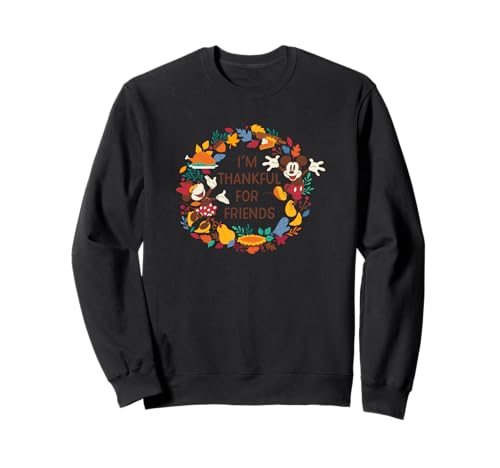 Sweat-shirt Disney Thankful for Friends le cadeau idéal pour fan de Minnie