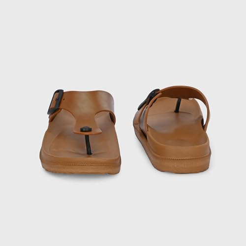 Image of Centrino Slides for Men | Comfortable & Stylish with Soft Insole | Trendy Design with Support Strap | Perfect for Spring Summer Traveling, Walking |Stylish & Everyday Flip Flops for Gents (7306)