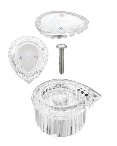 Replacement for Moen Fit Posi-Temp (100710) One-Handle Tub& Shower Knob Handle Kit Chrome
