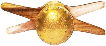 Handmade Wooden idiyappam Maker Kitchen Press Tool and chakli Press Maker Sev Sancha Maker with Brass Bottom Sheet