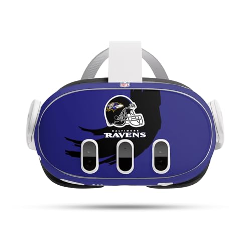 Autocollant Meta Quest 3 NFL Ravens Vinyle Anti-Rayures Protection Idéale