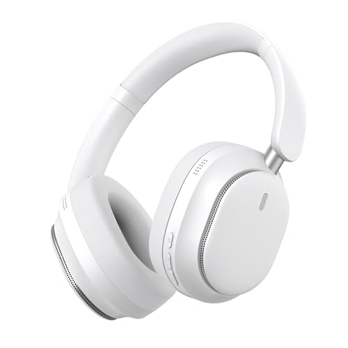 Hybrid Noise Cancelling Wireless Headphones (White)