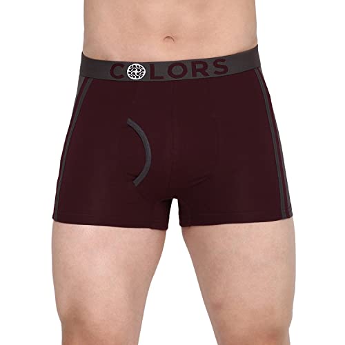 Image of RUPA FRONTLINE Colors Men's Front Open Athlefit Mini Trunks | Soft-Touch Cotton Stretch | Snug Fit | Breathable Fabric | Supporter Brief | Pack of 1