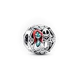 MITSOKU The Nightmare Before Christmas Dangle Pendants Beads for Bracelets Necklaces 925 Sterling Si