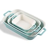 Sweejar Relief Casserole Dishes for Oven, Ceramic 9x13...