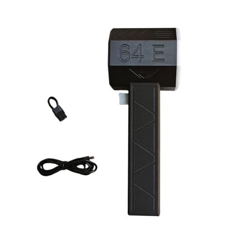 Fivetwofive Ventilador Turbo Jet de Mano 64E, Soplador de Aire Violento para Coche, Motor Sin Escobillas de 64mm, Potente Soplador de Polvo Eléctrico, y Negro, Gris