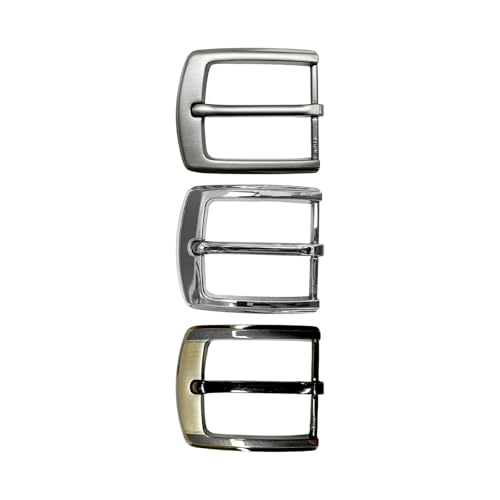 Hebilla de cinturón de repuesto rectangular multicolor en metal para trajes de negocios 2