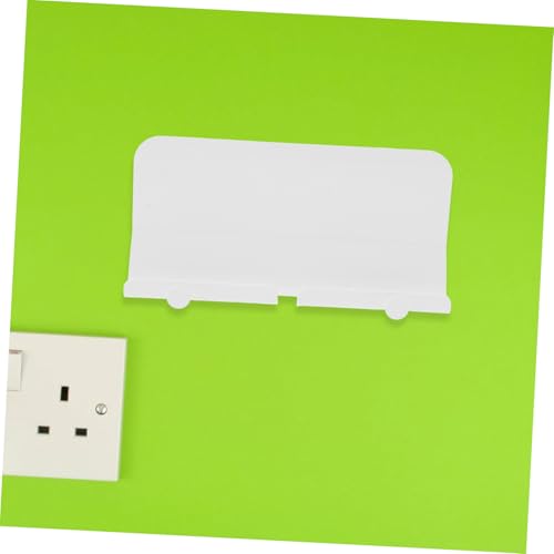 Soporte de pared para móvil HEALSOPTHY blanco pack de 3 piezas de ABS para salón 4
