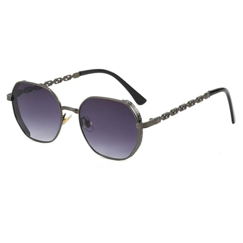Lunettes de soleil polarisées AC homme femme avec branches en métal
