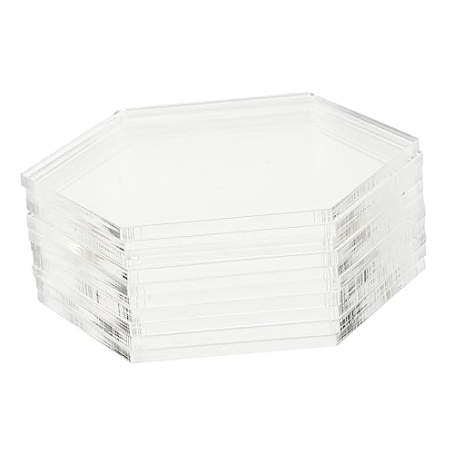 Cabilock 10stücke Acryl-zeichenbrett Transparent Acryl-dekorationsbrett Kunststoff-zeichenbrett -diy-brett Für Malerei Und Basteln Leicht Zu Reinigen Bedienen