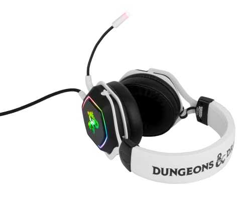 Casque gaming avec micro Konix Dungeons & Dragons pour communiquer