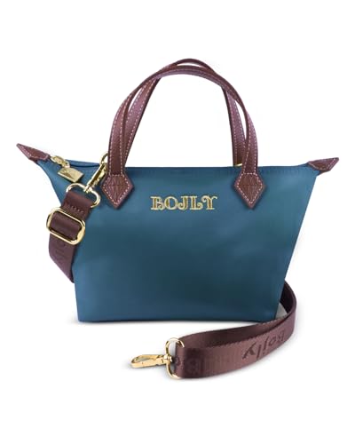 Mini sac à main multifonctionnel et imperméable - Petit sac à bandoulière bleu paon