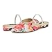 Nine West Women's Gorga Flat, White Summer Blooms Print Multi 140, 8