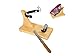 JAMONERO tabla soporte Mini para Centros de jamón Serrano e Ibérico deshuesado + Cuchillo de regalo – Jamonero mini + Cuchillo – tabla de corte jamon.