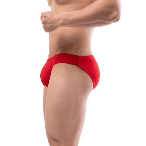 Summer Code Mens Bikini Briefs Soft Breathable Bulge Pouch Underwear Micro Mesh Panties Scrunch Butt Underpants