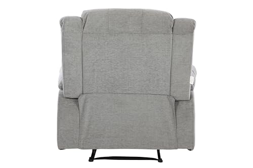 Image of Urban living - Illinois Single Seater Fabric Manual Recliner | 1 Seater Sofa | Single Sofa Recliner | 1 Seater Chair Sofa | 1 Year Warranty | Grey