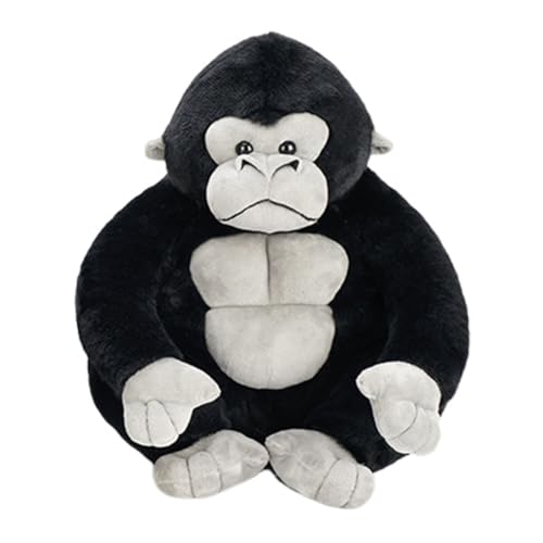 JAWSEU Gorille Peluche 42cm Animaux en Peluche Joufflu Jouets en Peluche Doux Gorille Jouet Oreiller Singe en Peluche Mignon Poupée Peluche Coussin Animal...