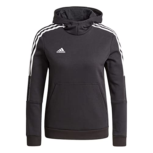 Adidas TIRO21, Felpa con Cappuccio Bambino, Nero