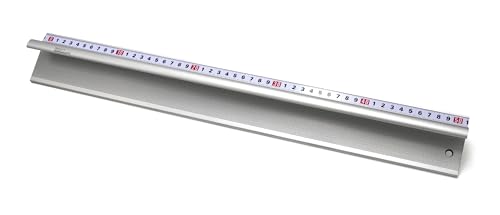 Snyderline Profi Schneidelineal 50 cm / 500 mm aus Aluminium – rutschfeste Schneideleiste mit Griff, stabile Stahlkante für präzise Schnitte in Werkstatt, Büro, Atelier, Modellbau & DIY - Ruler/Lineal