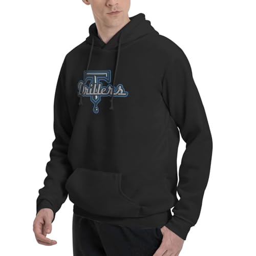 Tulsa Drillers Men'S Fleece Hoodie Sweatshirt Winter Casual Pullover With Pockets Hoodies3