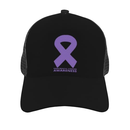 Pancreatic Cancer Awareness Unisex Mesh Baseball Caps - Classic Adjustable Hat3
