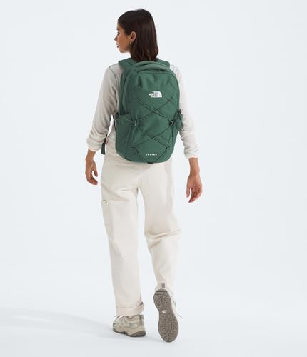 Image of The North Face Women's Jester Everyday Laptop Backpack - Commuter Travel Bag, Laptop Sleeve, Water-Repellent, Duck Green Dark Heather, One Size