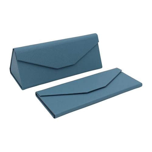 Image of Real Sic Glasses Case for Men and Women - Magnetic Folding Hard Shell Sunglass Holder - Inspired by Solid Color