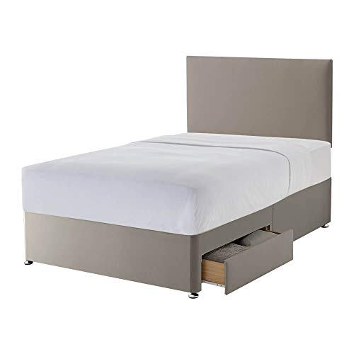Image of Silentnight Divan, Single 900992090SD0122 Sandstone