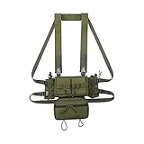 warnwesten bedrucken günstig Mitrilifi, Material: Der Brustbeutel besteht aus hochwertigem Oxford-Stoff, der verschleißfest, reißfest, verschleißfest und wasserdicht ist.Stilvoller und einfacher Stil, große Kapazität kann eine große Anzahl von Elementen aufnehmen.