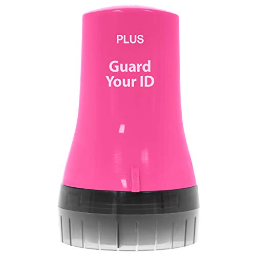 Image of Guard Your ID Wide Advanced Roller 2.0 Identity Theft Prevention Security Stamp Pink