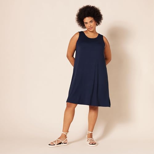 Image of Amazon Essentials Women's Summer Tank Swing Mini Dress (Available in Plus Size)