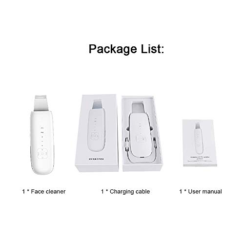 Limpador de Pele,Baugger Limpador de rosto ultra-sônico Purificador de pele, massageador, aperto fac