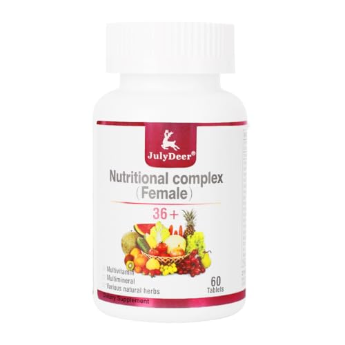 JulyDeer One Daily Multivitamin for Women - Complete Multimineral & Multivitamin with Vitamin A, C,...