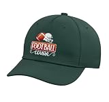 Football Cousin Proud Cousin of A Football Player Cousin Adjustable Printed Baseball Hat, Dark Green