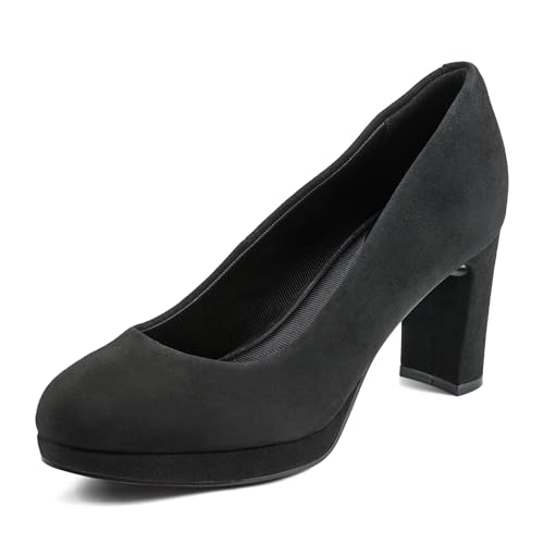 Rockport Women's Carmen Pump, Black Suede, 9.5 Medium by Rockport - Used condition - US$59.98
