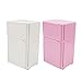Toddmomy 2 Unids Mini Miniatura Casa de Muñecas Muebles Frigorífico Frigorífico Frigorífico Congelador con Dispensador de Hielo Pretend Play Kitchen Game Juguetes Fiesta para Niños