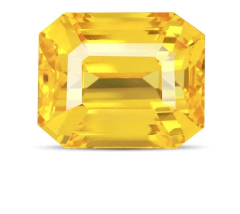 Zafiro amarillo de Ceilán natural de 5,42 ct para alta joyería exclusiva
