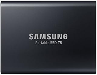 Samsung T5 1 TB USB 3.1 Gen 2 (10 Gbps, Type-C) External Solid State Drive (Portable SSD) Deep Black (MU-PA1T0B)