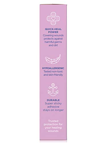 Image of Ouchie Non-Toxic Printed Bandages Double Combo (40 Pack) - Lavender