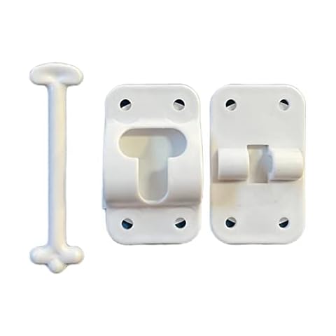 Straight Creek Trading RV/Camper 4in Door Catch White Cover