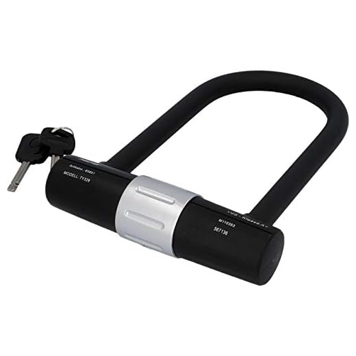 FISCHER Stryklås safe VdS testad diameter 16 mm med hållare, svart, 19, 85851