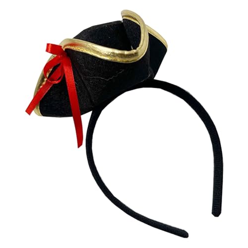 Bandeau pirate extensible nœud doré pour costume femme et fille